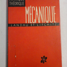 MECANIQUE - L. LANDAU et E. LIFCHITZ