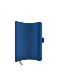 Agenda nedatata A5 Castelli, coperta flexibila Nebraska bleumarin, elastic bleumarin, dictando ivory, Litera
