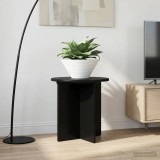 vidaXL Suport pentru plante 2 pcs Negru 40 x 40 x 40 cm Lemn prelucrat 899727