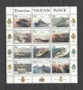 BRITISH INDIAN OCEAN TERRITORY 1997 VAPOARE MILITAR EXERCITIUL OCEAN WAVE, Nestampilat