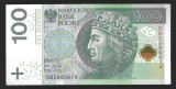 POLONIA 100 ZLOTI / ZLOTYCH 2012 , a UNC / UNC [1] P- 186a , aproape necirculata