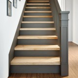 VidaXL Trepte scari 8 buc Stejar masiv netratat 70x25x2 cm