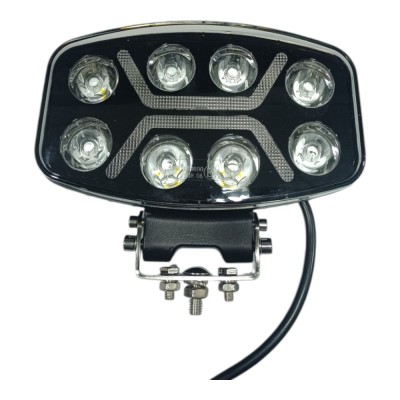Proiector LED Alb-Galben universal 90w 12v/24v off-road atv foto