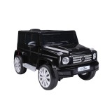Masinuta electrica Mercedes-Benz G500 Neagra, Marca Leziter, Licentiata, Roti Cauciucate, Suspensie Spate, Muzica Volan