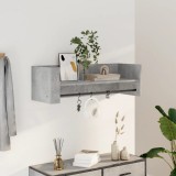 VidaXL Raft de perete, gri beton, 100x35x30,5 cm, lemn prelucrat 848461