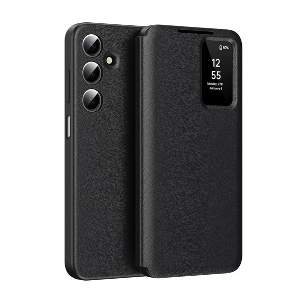 Husa pentru Samsung Galaxy A17 4G / A17 5G / A26 A266, Techsuit, SmartView, Neagra