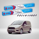Cumpara ieftin Ștergătoare Ford Tourneo Courier Gen I C4A Van 2014-prezent | Set Față Flat Premium &ndash; TeamCar&reg;