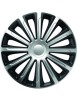 Set capace roti 16` silver&amp;black trend 4buc