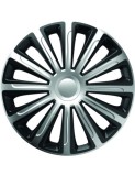 Set capace roti 16` silver&amp;black trend 4buc