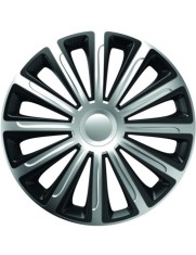 Set capace roti 16` silver&amp;amp;black trend 4buc foto