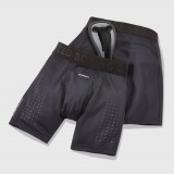 PANTALON SCURT + COCHILIE FLEXIBILĂ LUPTE NEGRU BĂRBAȚI, Outshock