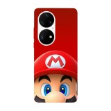 Husa compatibila cu Huawei Nova 8i model Hello I&amp;#039;m Mario, Silicon, TPU, Viceversa, Transparent, Carcasa