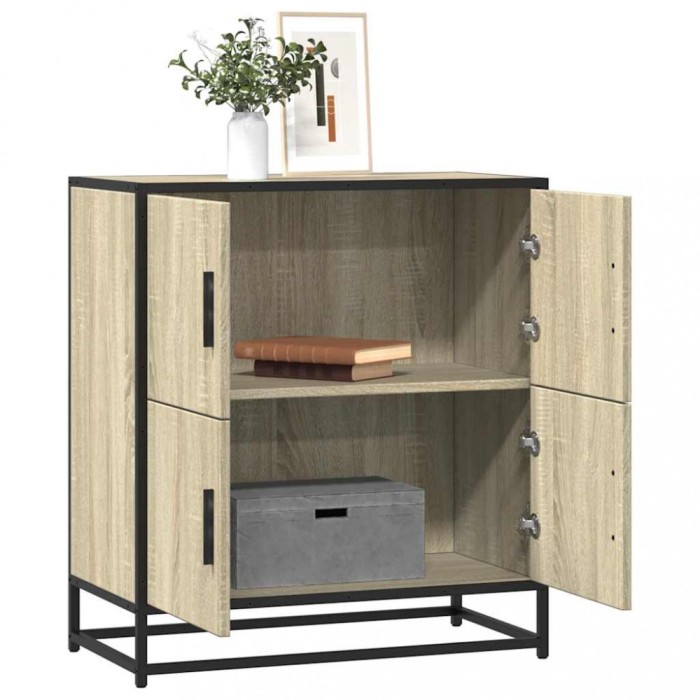 vidaXL Bufetă Stejar Sonoma 68x35x76 cm Lemn prelucrat 848990
