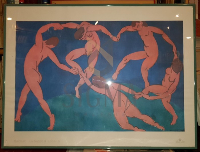 AFIS, HENRI MATISSE &quot; LE DANCE II&quot;, 61cm. X 81cm.