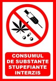 Placuta consumul de substante interzis