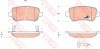 Set placute frana,frana disc OPEL ZAFIRA B (A05) (2005 - 2016) TRW GDB1515