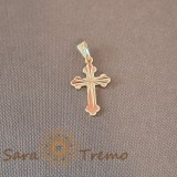 Cumpara ieftin Cruciulita eleganta cu gravuri fine de raze solare, 2.5 cm, SaraTremo
