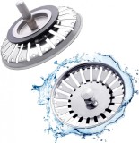 Set 3 site scurgere chiuveta, 80mm, Inox, Argintiu, Oem