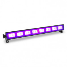 Beamz BUV93, Led bar, lumina neagra, ?ina luminoasa cu comutator, 8 x 3 W, led UV foto