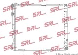 Radiator Mercedes 124/E-Class 84-/93-96, motor: 2.5 D, 3.0 d, 533x485x42, SRLine, Aluminiu/ Plastic brazat, 1245001702; 1245007503