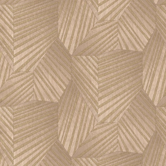 Tapet modern, geometric, maro, auriu, living, birou, tineret, Elle, 10152-05
