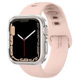 Husa Spigen Cristal Lichid pentru Apple Watch 4/5/6/7/8/9/SE (40/41 mm) Transparent, Silicon