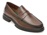 Mocasini eleganti ALDO maro, TUCKER 240, din piele naturala