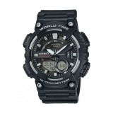 Casio AEQ-110W-1AVEF , Ceas Bărbați 47mm Cronograf Baterie Cu Cureaua Din Cauciuc Neagră