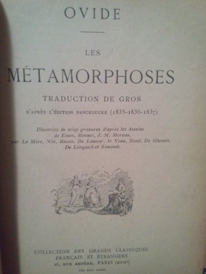 Ovide - Les metamorphoses foto