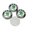 Stickere Skoda din tabla autoadezive 56mm pentru jante aliaj sticker132