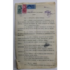 CERCUL ZIARISTILOR DIN BUCURESTI , ORIGINAL LEGALIZAT , FEBRUARIE , 1931, VEZI DESCRIEREA !
