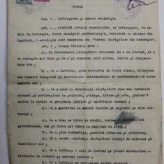 CERCUL ZIARISTILOR DIN BUCURESTI , ORIGINAL LEGALIZAT , FEBRUARIE , 1931, VEZI DESCRIEREA !