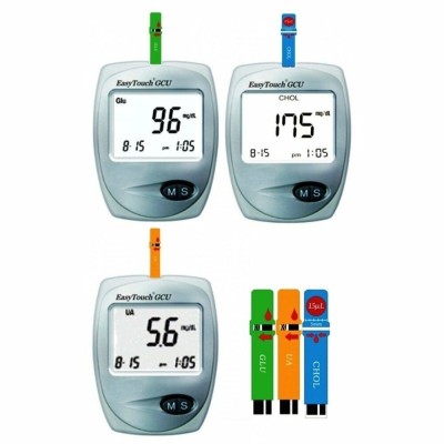 Aparat pentru masurat Glicemie, Colesterol si Acid uric EasyTouch GCU foto