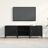 vidaXL Dulap TV, stejar negru, 150x30x50 cm, lemn prelucrat