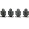Set 4 Tinte Airsoft MINI Metalice Primal Gear