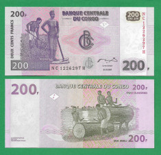 = CONGO - 200 FRANCS - 2007 - UNC = foto