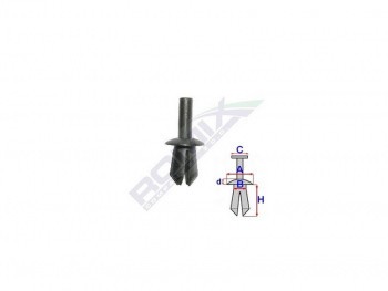 Set 25 clipsuri fixare tapiterie C20309 Alfa Romeo, Audi, Fiat, Renault , Seat, VW foto