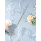 Cumpara ieftin Cordon Rochie, Model cu Strasuri , 272x1cm - 98988