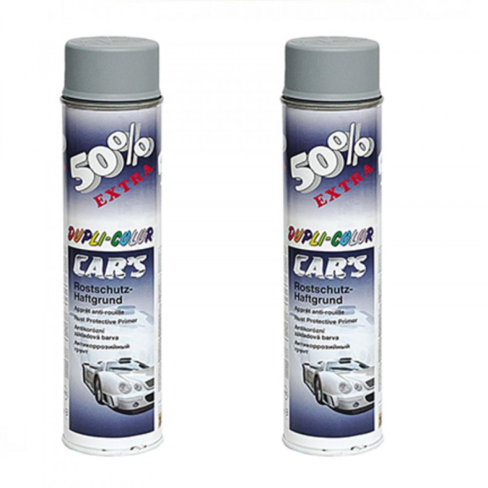 Pachet 2 x Spray Grund Gri Dupli-Color 600 ml