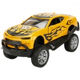 Masina Off Road din metal, Maxx Wheels, 1:32, Galben