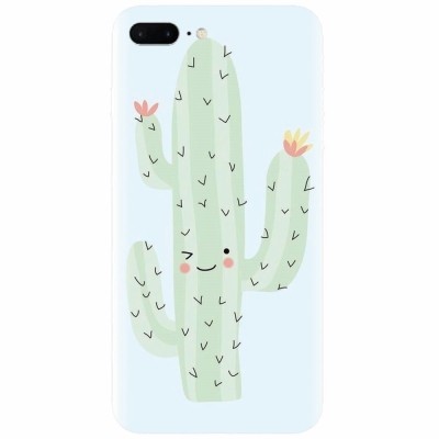 Husa silicon pentru Apple Iphone 7 Plus, Cactus foto