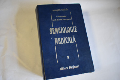 Dan Georgescu - Semeiologie medicala 1999 foto