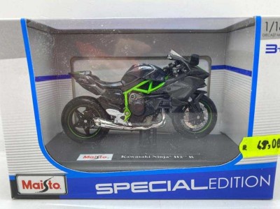 Macheta motocicleta Kawasaki Ninja H2R 1/18 foto