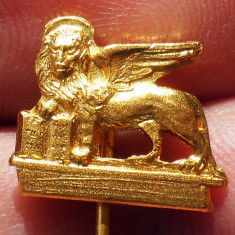 I.164 INSIGNA ITALIA VENEZIA STICKPIN LEU SAN MARCO h16mm MINIATURA