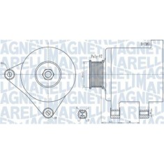 Alternator Honda Accord 8 (Cu) 04.08-, Accord 8 Estate (Cw) 07.08-, Cr-V 3 (Re) 06.06-, 2.0 i (CU1), 2.0 i (CW1), 2.0 i-VTEC 4WD (RE5, RE2), MAGNETI