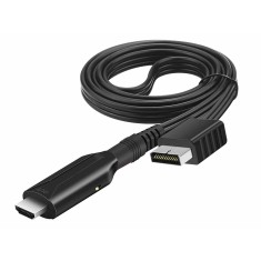 Cablu compatibil PlayStation 2 la HDMI, Active, 1M, Full HD, convertor ps2 la hdmi tata, adaptor mufa video si sunet audio, compatibilitate: consola j