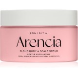 Arencia Fresh Cloud Lavender &amp; Pear exfoliant delicat pentru corp de par si de corp 260 g