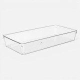 Organizator din Plastic Transparent 1 Compartiment pentru Sertar 30x15x25cm, CMCLASS