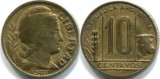Argentina 1949 - 10 centavos, circulata
