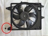 Electroventilator racire radiator Dacia Logan si Sandero, benzina cu A/C, 6001550769 -Clema Rupta